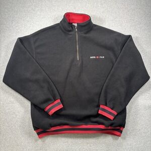 Vintage Afga Film Fleece Zip up Pull Over‎ Sweater 35mm Film Photography
